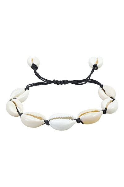 Choice black Bohemian Natural Sea Shell Charm Bracelets For Women Men Summer ...