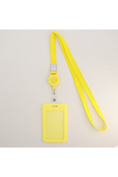 Choice6 بكرة شارة قابلة للسحب بلون أصفر نقي، حبل تعليق قابل للسحب للمعلمين مع...