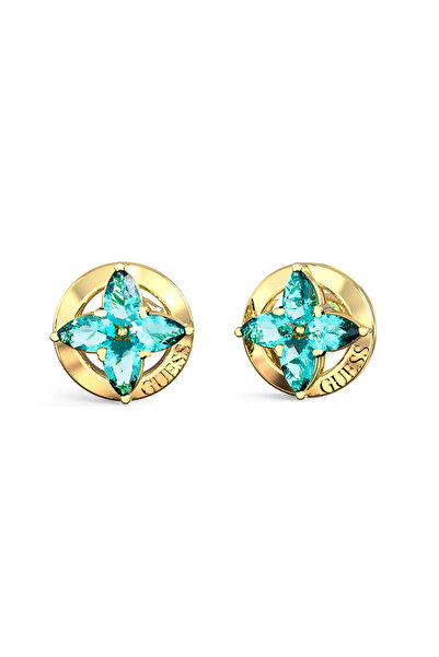 Guess 8mm crystal flowers studs