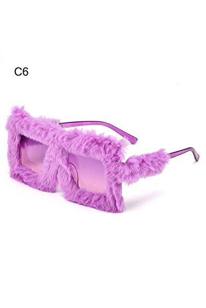 Choice8 C6 Oversized Plush Sunglasses Soft Fluffy Party Christmas Halloween C...
