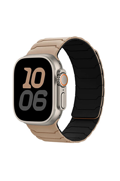 Choice41 42 44 45 46 49 مم 14 سوار مغناطيسي أسود بلون شاي الحليب لساعات اليد ...