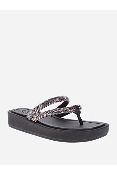 Beira Rio Embellished Flat Thong Sandals