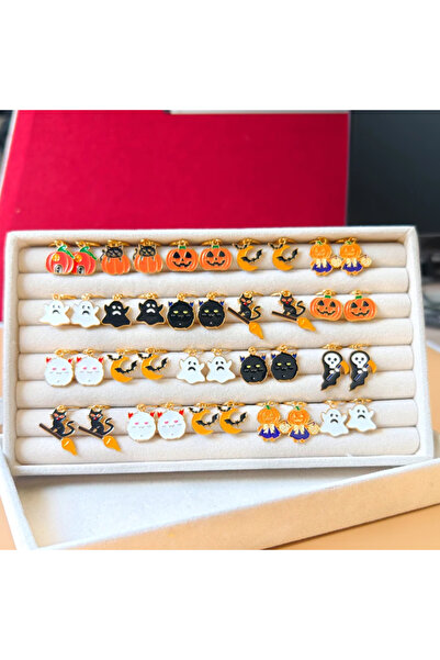 Choice 40PCS 40PCS Halloween Series Earrings, Family Friend Sharing Styles, P...