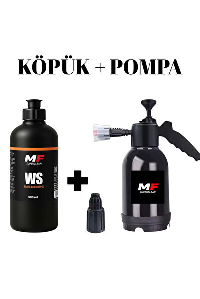 MF SuperClean Basınçlı Yıkama Pompası + Oto Köpük Şampuanı