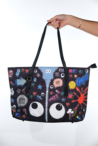 LuviShoes B35065 Black Women's Shoulder Bag