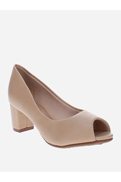 Beira Rio Open Toe Block Heel Shoes