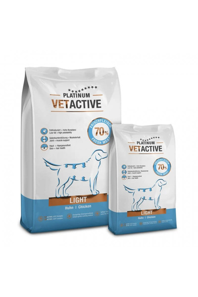 Platinum VetActive Dog Adult, light, dry dog ​​food, with chicken, 5 kg
