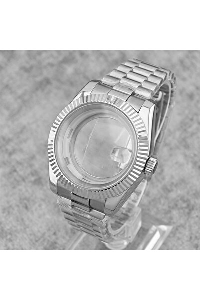 Choice4 ساعة رجالية من الفولاذ المقاوم للصدأ 316L، بقطر 40 مم ومينا فضي، وحرك...