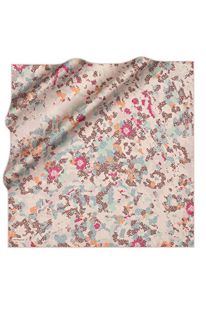 Cacharel Gray 90X90 Silk Twill Scarf