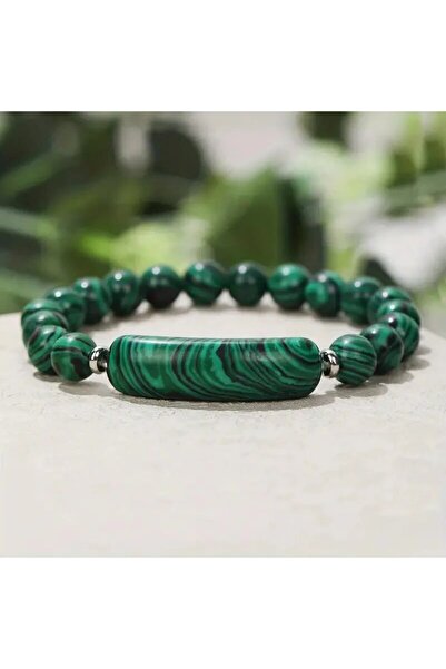 Choice 18.5cm malachite 1pc Healing Handmade Stone Bracelet Turquoise Natural...