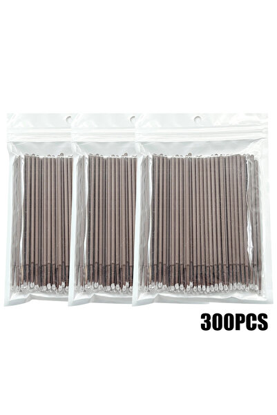 choice2 300pcs Coffe 300/2000pcs Cotton Swabs MicroBrush Eyelash Extension Br...
