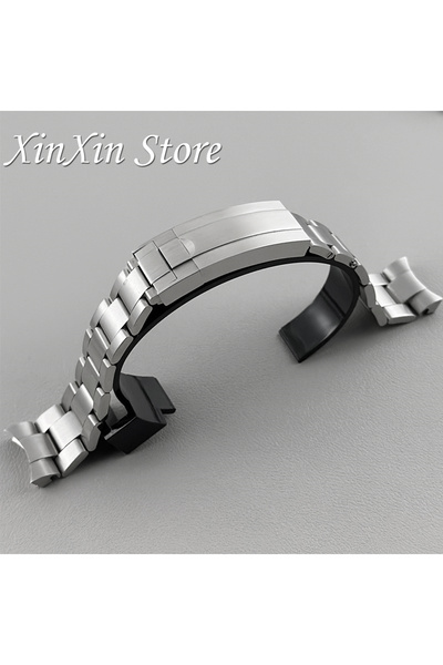 Choice5 سوار من الفولاذ المقاوم للصدأ الصلب 904L بعرض 20 مم، بتصميم أويستر ال...