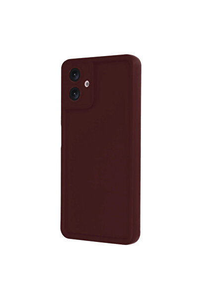 eco port حافظة سامسونج جالاكسي A06 من السيليكون من فييرا - أحمر كلاريت