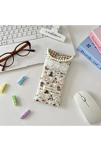 Choice3 brown dog Cute Cartoon Soft Glasses Case Portable Crush Proof Sunglas...