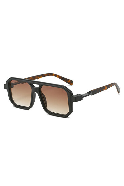 Choice1 Black Tea Punk Sunglasses Men Brand Designer Square Sun Glasses UV400...