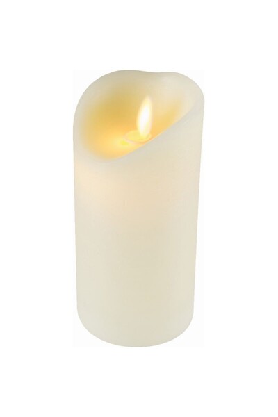Home LED wax candle, moving flame effect, battery powered,
