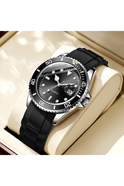 Choice1 No black Japan Movement No Logo 40mm Rotating Bezel Strap Quartz Analog