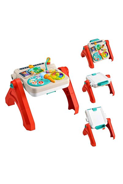 FISHER PRICE 4in1 Sesli ve Işıklı Eğlen ve Öğren Aktivite ve Çizim Masası JLM96
