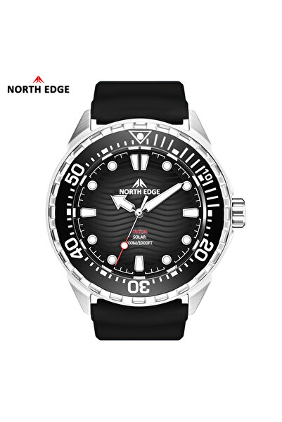 Choice6 ساعة غوص فاخرة تعمل بالطاقة الشمسية من التيتانيوم والفولاذ المقاوم لل...