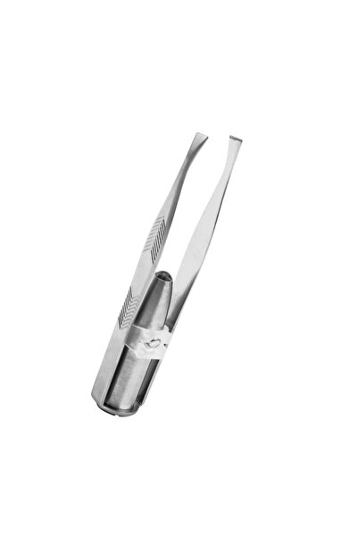Choice1 ملقط فضي اللون لإزالة شعر الحواجب، قطعة واحدة، تصميم ذكي محمول، مصنوع...