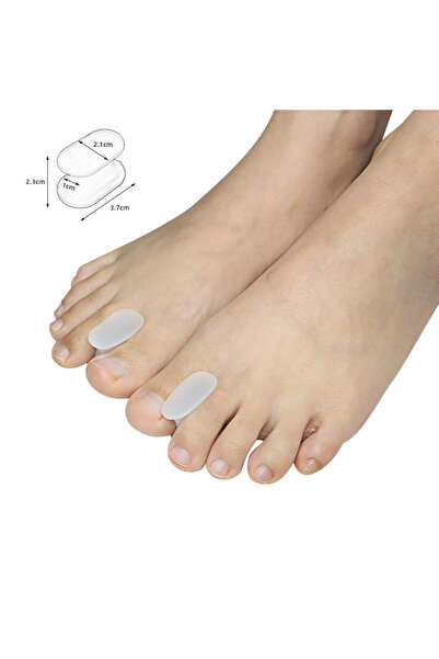 choice2 L-2Pcs Pexmen 2/4Pcs Toe Spacers Separators Bunion Corrector Gel Toe ...