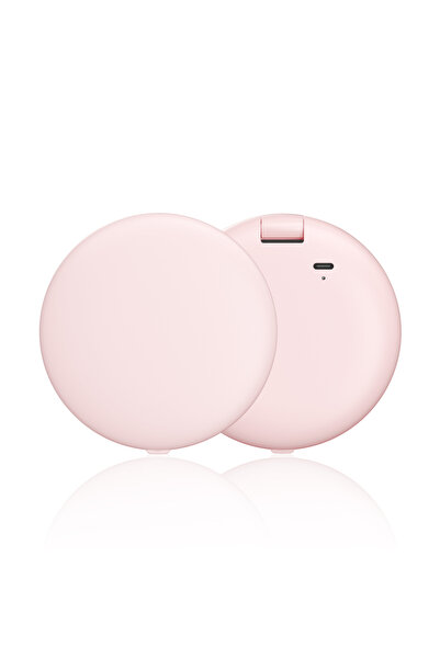 Choice1 مرآة مكياج ذكية وردية اللون مزودة بخاصية الكشف عن واقي الشمس بالأشعة ...