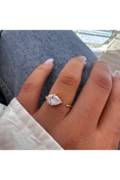 neslyaccessories Lumina Flow- Işıltı Series Adjustable Ring