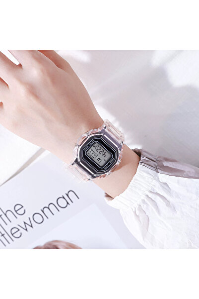 choice2 black Sports Electronic Watch Men and Women Square Junior High School...