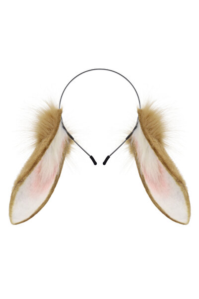 Choice3 Tuowhite Animal Rabbit Ears Headband Faux Fur Bunny Headwear Plush Ha...