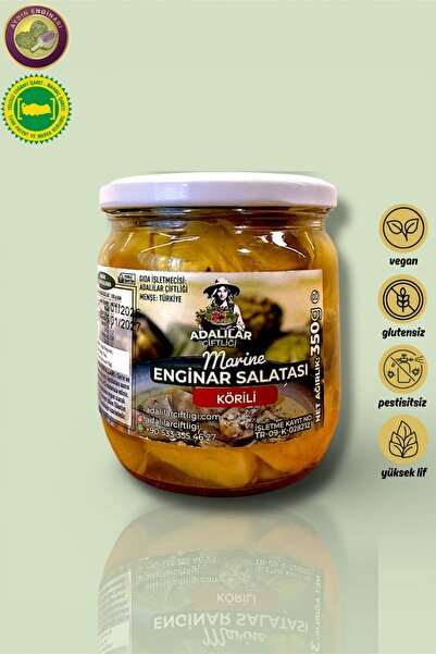 enginar mevsimi "tarladan sofranıza, doğru adres" Körili Marine Enginar Salatası