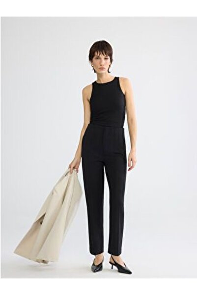 LC Waikiki High Waist Women's Gabardine Trousers