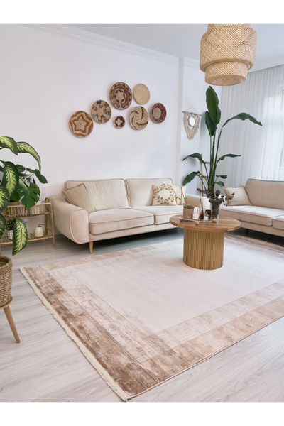 Apex Serenity 7812 Vizon Modern Salon Halısı