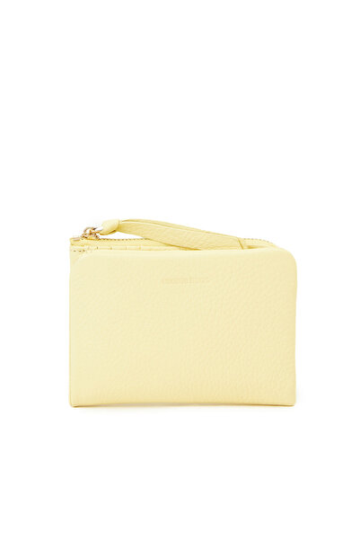 George Hogg Sarı Kadın Deri Kartlıklı Cüzdan