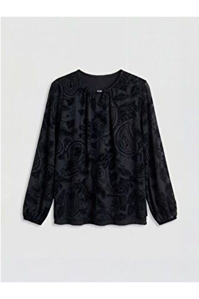 LC Waikiki Crew Neck Patterned Blouse