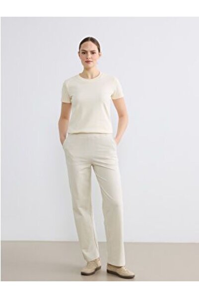 LC Waikiki Women's Wide Leg Sweatpants with Elastic Waist