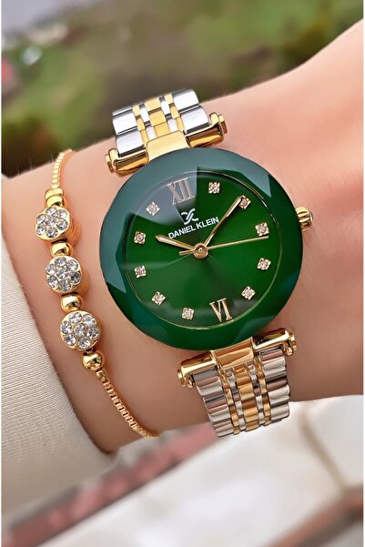 Daniel Klein Original Brand - Yellow Silver Color - 2 Year Warranty Women's W...