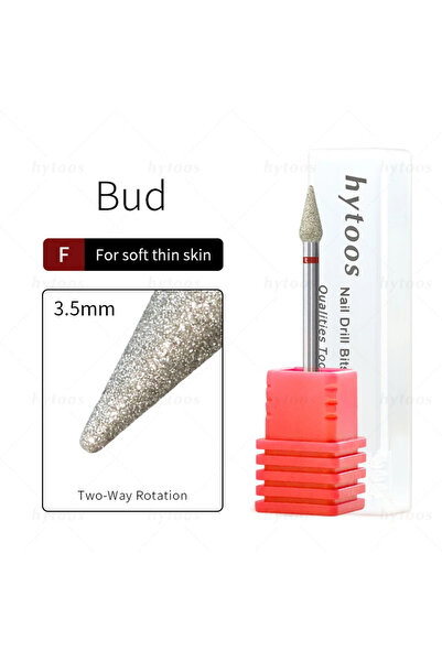 Choice مثقاب أظافر دقيق 3.5 مم - F HYTOOS Bud Cuticle Drill Bits Professional...