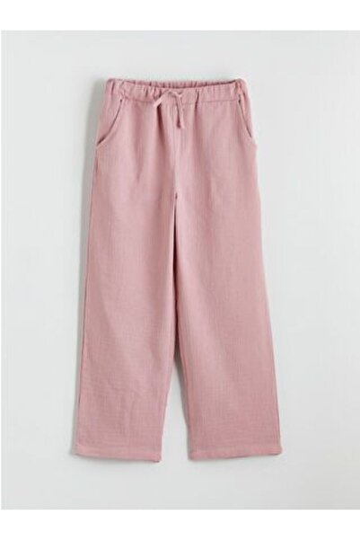 LC Waikiki Girls' Trousers with Elastic Waist