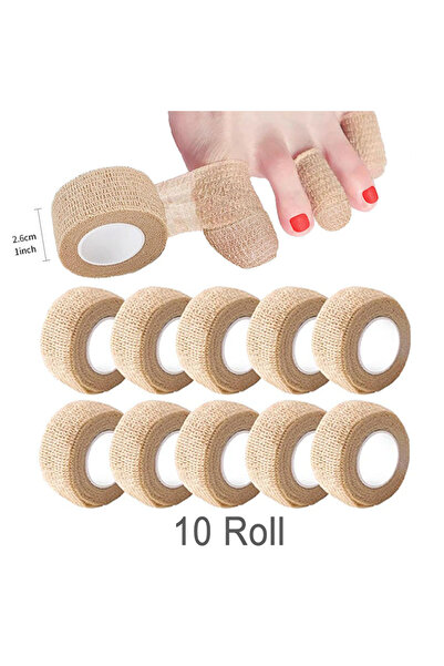 Choice1 10 roll 2.5cm x4.5m 1-10Roll Toe Protector Bandage Heels Heel Anti-we...