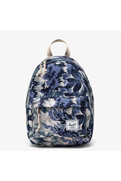 herschel Classics Floral Tapestry 6.5 L Backpack Unisex Mini Sırt Çantası Mavi