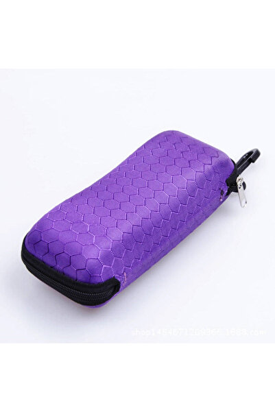 Choice Purple Honeycomb Glasses Case Storage Box Zipper Spectacle Case Sungla...
