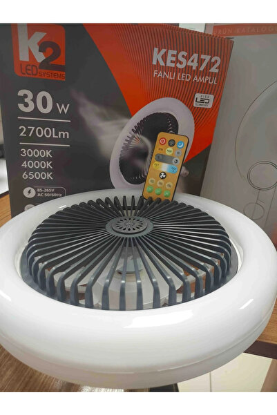 ASAFRİ Fanlı Led Ampul Kumandalı