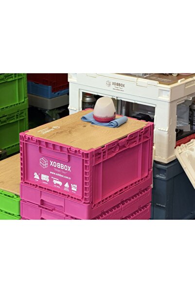 XOBBOX XF25F / Folding Storage Box / Katlanır Saklama Kutusu / Fuşya 25 LT
