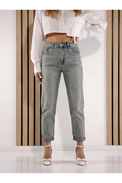 Zaira Women's Baggy Fit Jeans Savina Blue #A1388 - 30