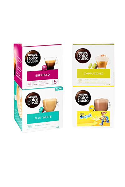 NESCAFÉ DOLCE GUSTO مجموعة نسكافيه دولتشي غوستو 64 كبسولة | إسبريسو + كابتشي...