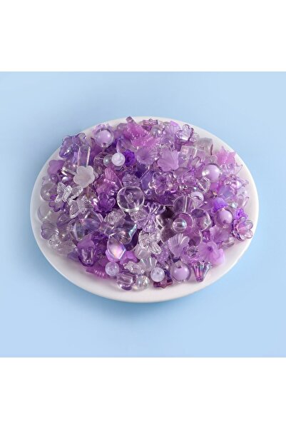 Choice4 lavender 1bag Mixing Style Candy Color Acrylic Beads For DIY Handmade...