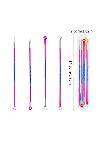 Choice4 color 4PCS Acne Blackhead and Acne Remover Skincare Female Beauty Acn...