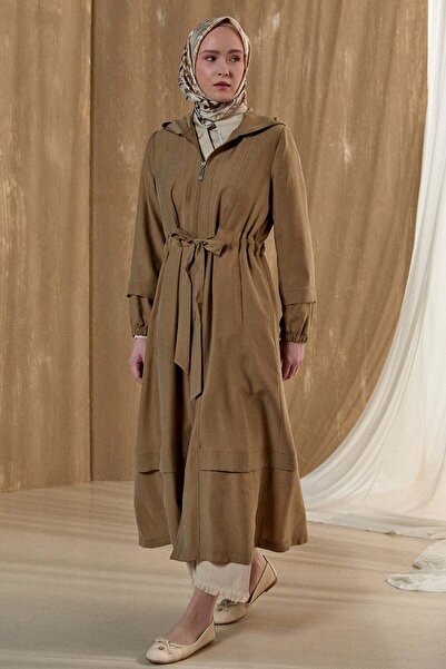 Setrms Kapüşonlu Cepli Spor Pardesü