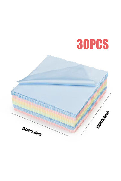 Choice 30PCS color mixing 10/20/30PCS 5.12*5.12inch Eyeglasses Cleaning Cloth...