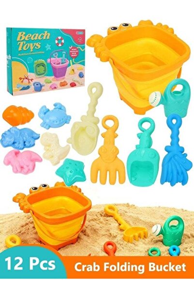Generic Beach Toys,Sand kids 12-Pieces Beach play Toys Set,Including Spoon, K...